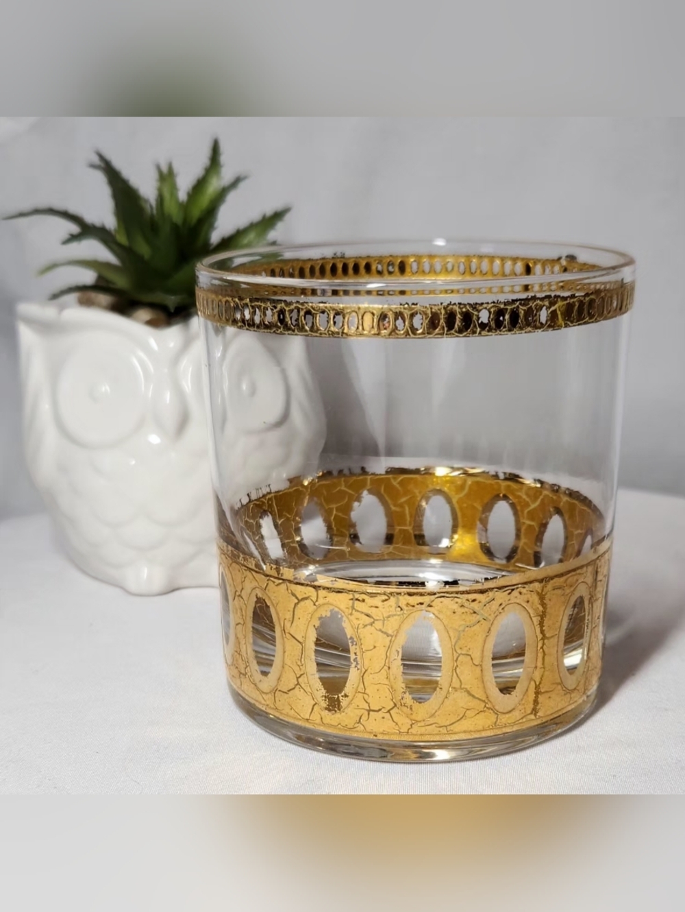 Vintage Culver Antigua Double Old Fashioned Drinking Glass